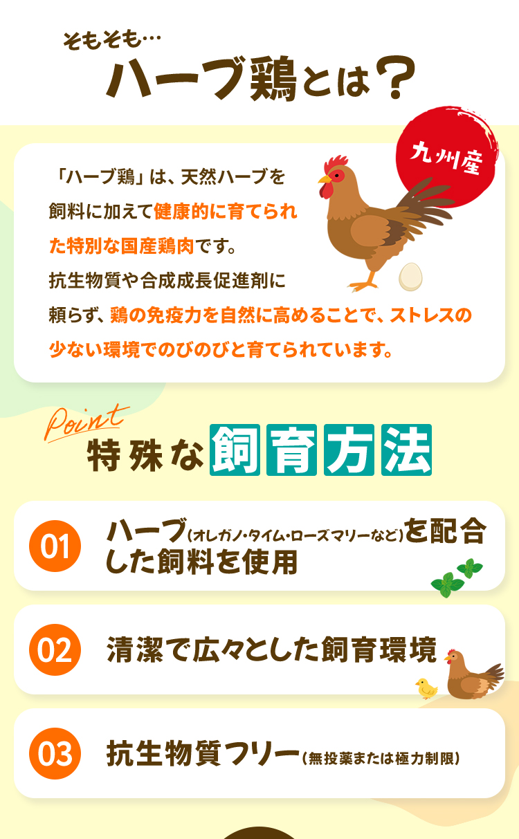 そもそも...ハーブ鶏とは？